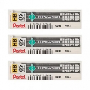 (3入1包)PENTEL C205自動鉛筆芯0.5-HB