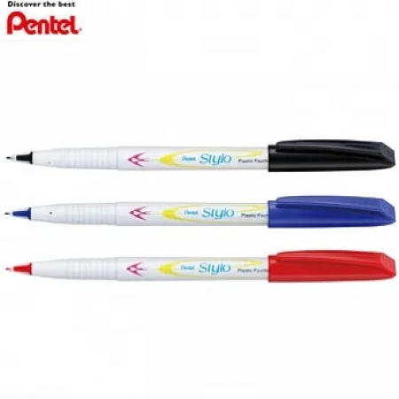 (3支1包)PENTEL JM11 Stylo塑膠鋼筆三色組