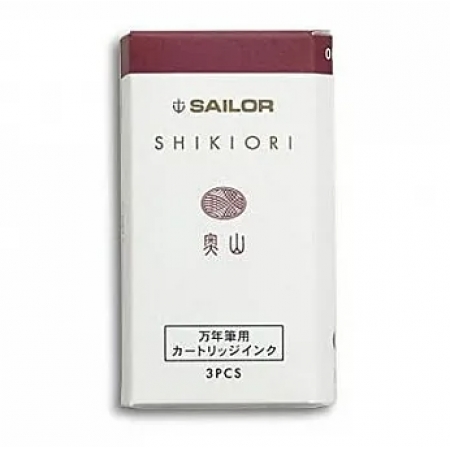 日本寫樂SAILOR－SHIKIORI 四季織卡式墨水管 - Okuyama 奧山