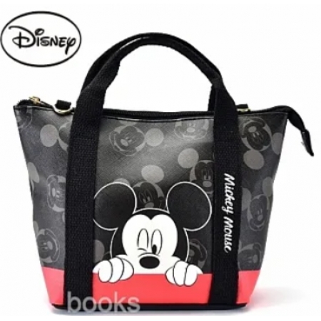 Disney【瞇眼米奇】PU皮革手提包