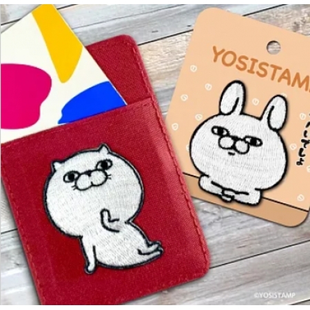 YOSISTAMP/呦嘻百分百 -兔兔&貓貓刺繡燙貼組