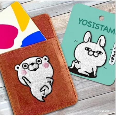YOSISTAMP/呦嘻百分百 -兔兔&熊熊刺繡燙貼組