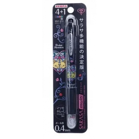 【SHOWA NOTE】寶可夢SARASA multi 多機能筆4色筆+自動鉛筆 ‧ 0.4mm