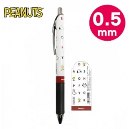 【日本正版授權】史努比 極速鋼珠筆 0.5mm 日本製 原子筆/鋼珠筆 Pentel ENERGEL Snoopy/PEANUTS