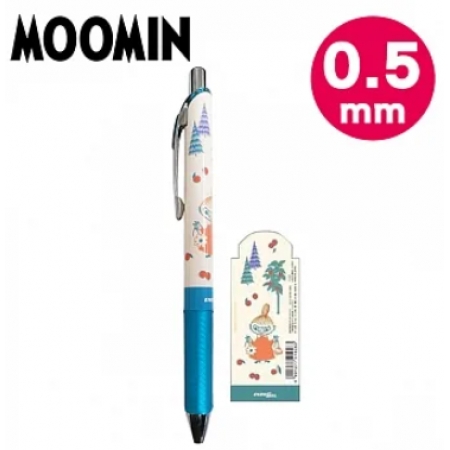 【日本正版授權】嚕嚕米 極速鋼珠筆 0.5mm 日本製 原子筆/鋼珠筆 Pentel ENERGEL 小不點/MOOMIN - 小不點