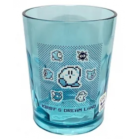 【日本正版授權】星之卡比 透明水杯 270ml 日本製 塑膠杯/杯子 卡比之星 Kirby -藍色款 037999B