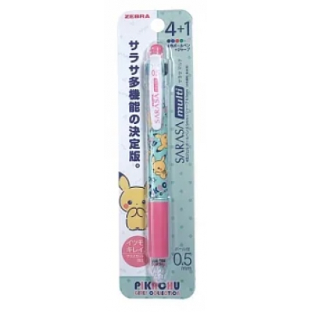 【SHOWA NOTE】寶可夢SARASA multi 多機能筆4色筆+自動鉛筆 ‧ 0.5mm