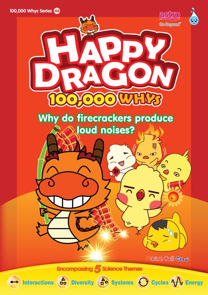 HAPPY DRAGON # 44 ~ WHY DO FIRECRACKERS PRODUCE LOUD NOISES ?