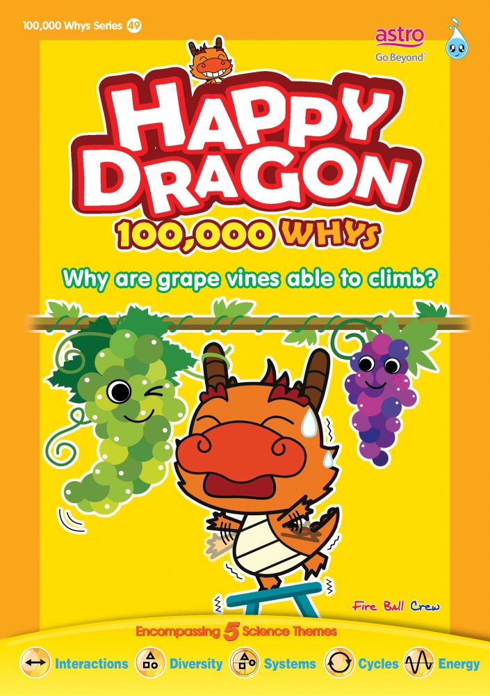 HAPPY DRAGON # 49 ~ WHY ARE GRAPE VINES ABLE TO CLIMB ?